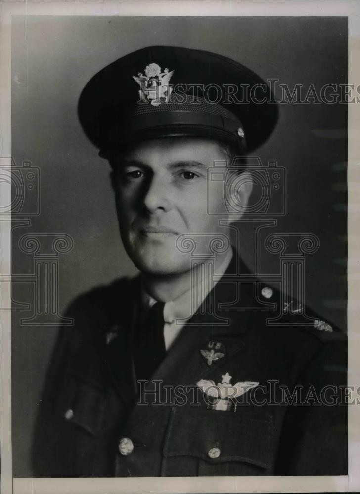 1938 Press Photo Lt.Col. Robert Olds, command of Army;s flight to Argentine. 1938 Press Photo Lt.Col. Robert Olds, command of Army;s flight to Argentine.