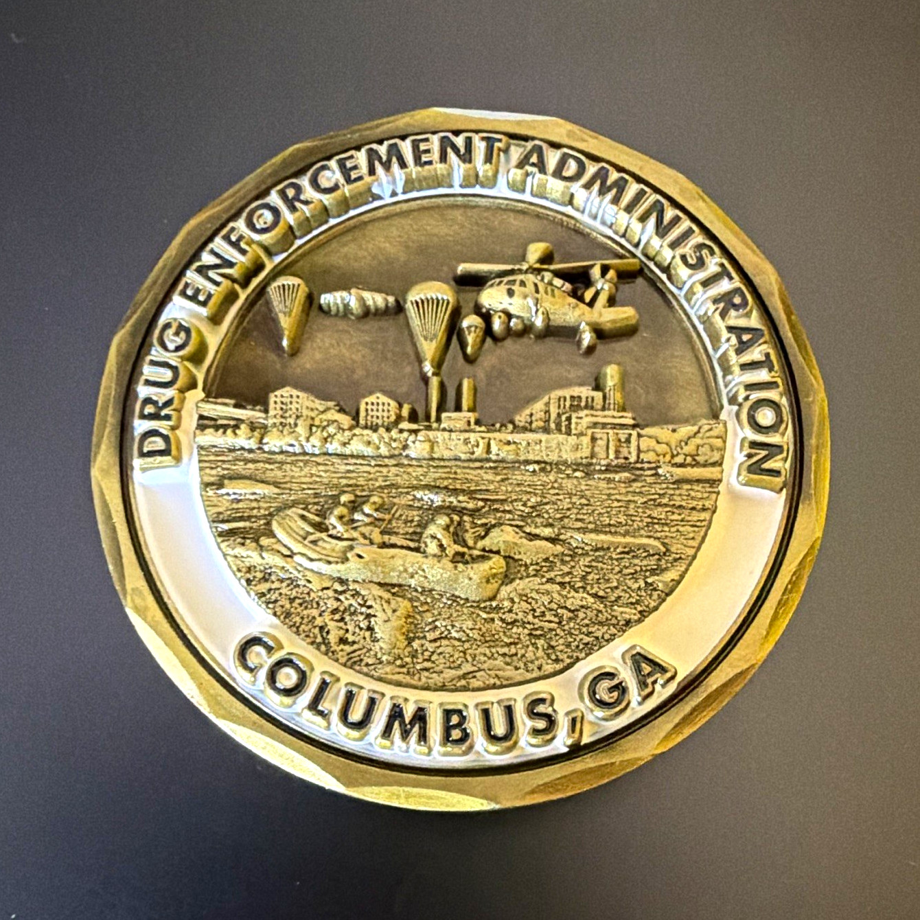 DEA Drug Enforcement Administration Columbus GA Police Challenge Coin DEA Drug Enforcement Administration Columbus GA Police Challenge Coin