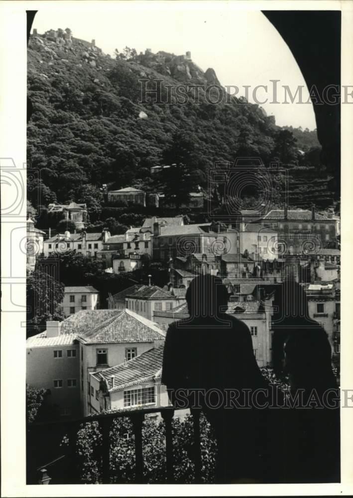 1978 Press Photo View of Portuguese homes in Sintra Town-Portugal - lrx65455