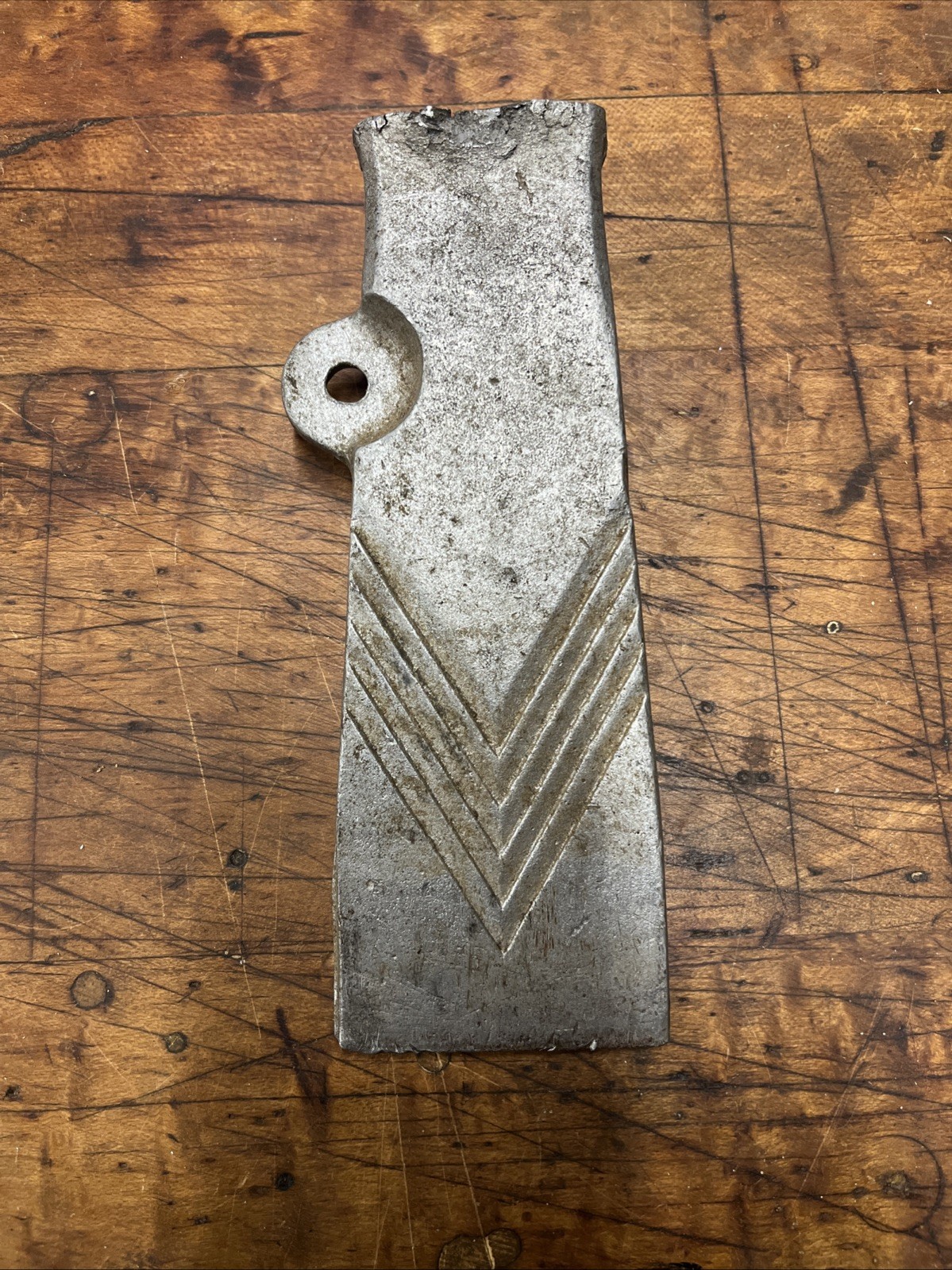 Vintage Cast Aluminum Wood splitting Wedge Vintage Cast Aluminum Wood splitting Wedge