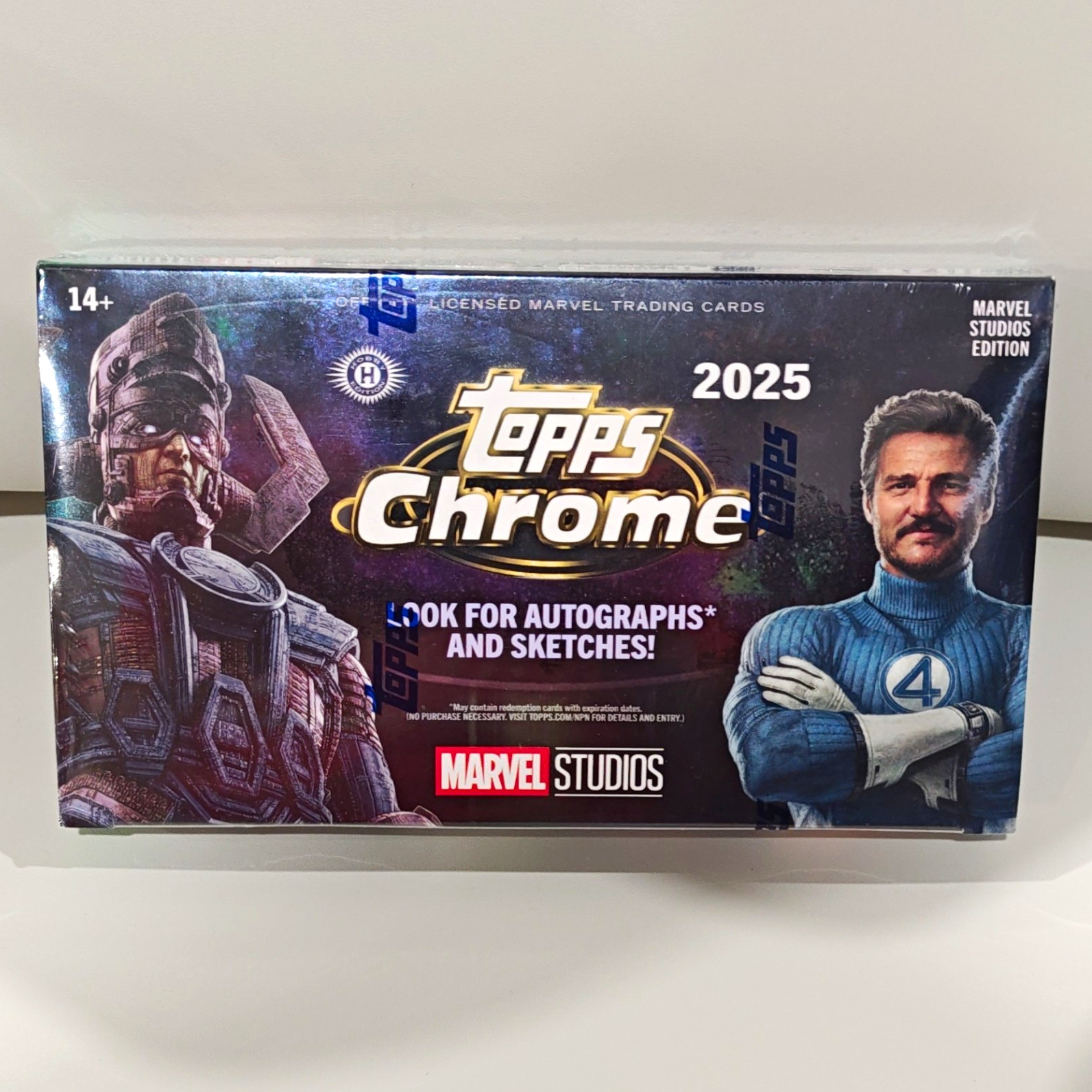 Topps 2025 Chrome Marvel Studios Edition Trading Card Box Autographs Sketches