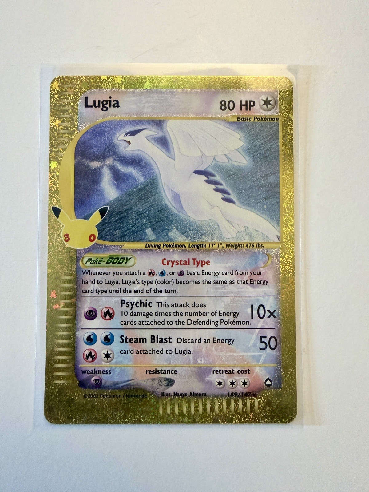 Pokémon TCG Lugia 30th Anniversary Celebrations Classic Collection Pokémon TCG Lugia 30th Anniversary Celebrations Classic Collection