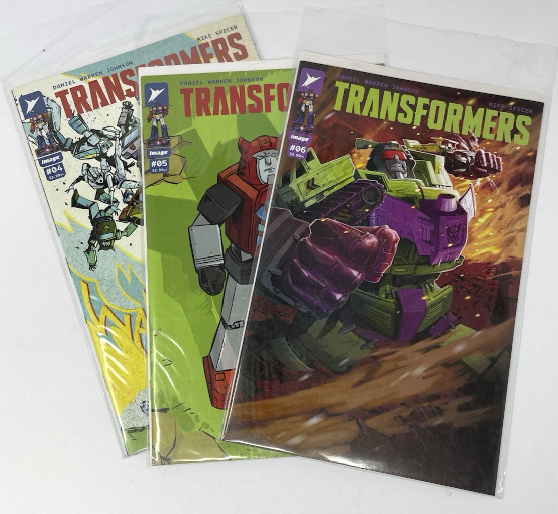 Lot of 3 TRANSFORMERS #4, 5, 6 1:25 Variant Image Comics 2024 Skybound Cover D Lot of 3 TRANSFORMERS #4, 5, 6 1:25 Variant Image Comics 2024 Skybound Cover D