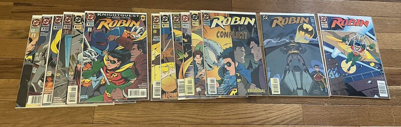 Lot of 1993 Tim Drake Robin Issues 2-15 25-29 46 49-52 57 59 76 78 80 94 98 118