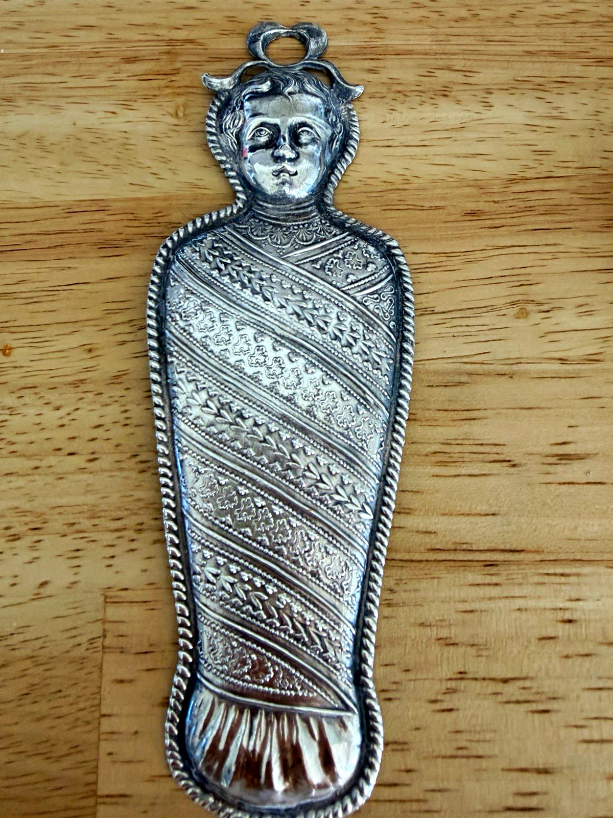 Ex-Voto WWI Silver Plated Plaque “Bambino” Ex-Voto WWI Silver Plated Plaque “Bambino”
