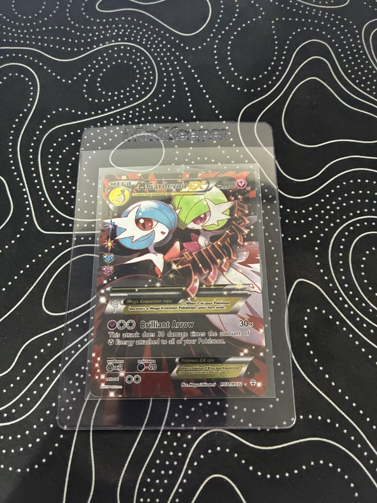 Mega M Gardevoir EX RC31/RC32 Generations Ultra Rare Full Art Holo Pokemon Card Mega M Gardevoir EX RC31/RC32 Generations Ultra Rare Full Art Holo Pokemon Card