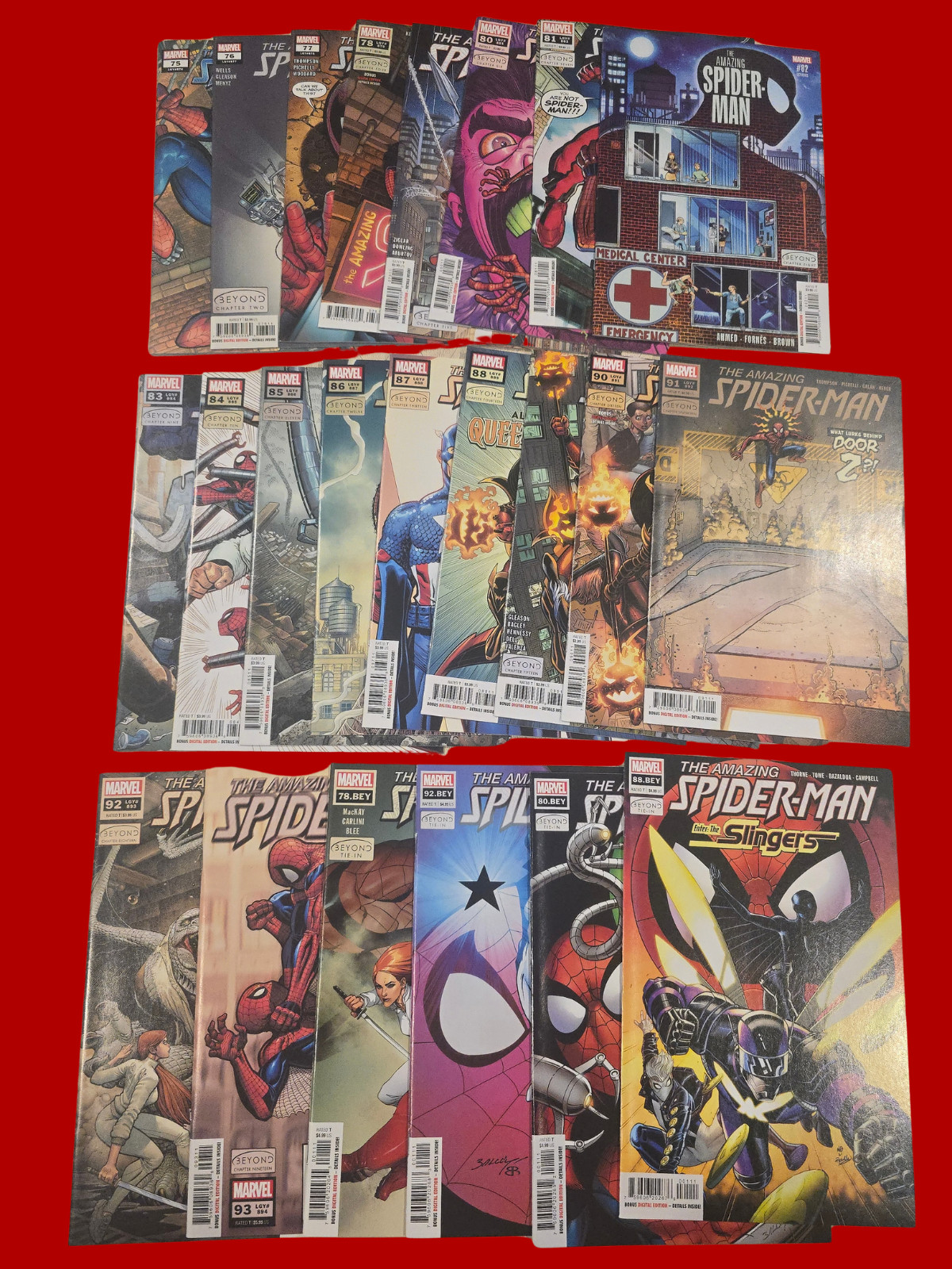 Amazing Spider-Man Beyond Complete 23-Issue Set #75-93 + 78.BEY 80.BEY 88.BEY 92