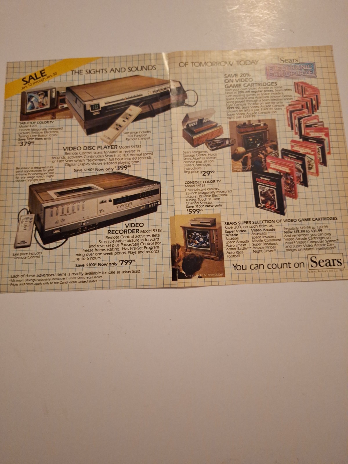 Sears Vintage Advertisement Sears Vintage Advertisement
