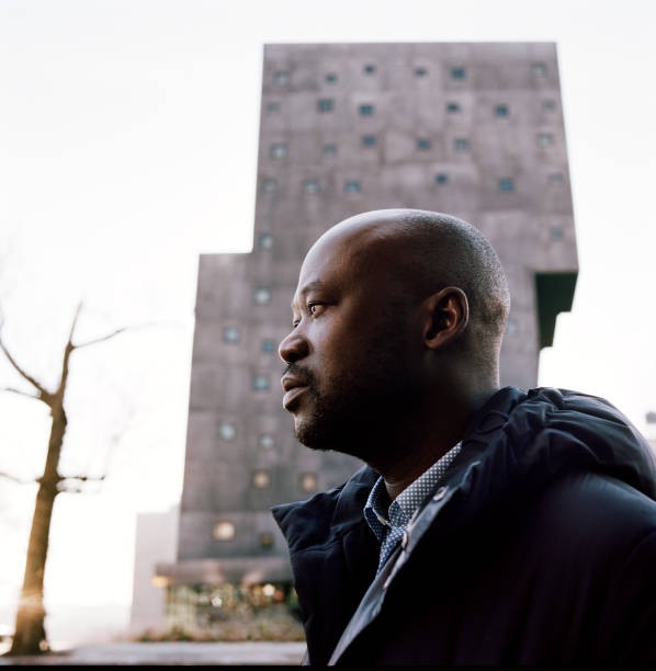 Architect David Adjaye poses on March 16 2016 in New York New York Old Photo Architect David Adjaye poses on March 16 2016 in New York New York Old Photo
