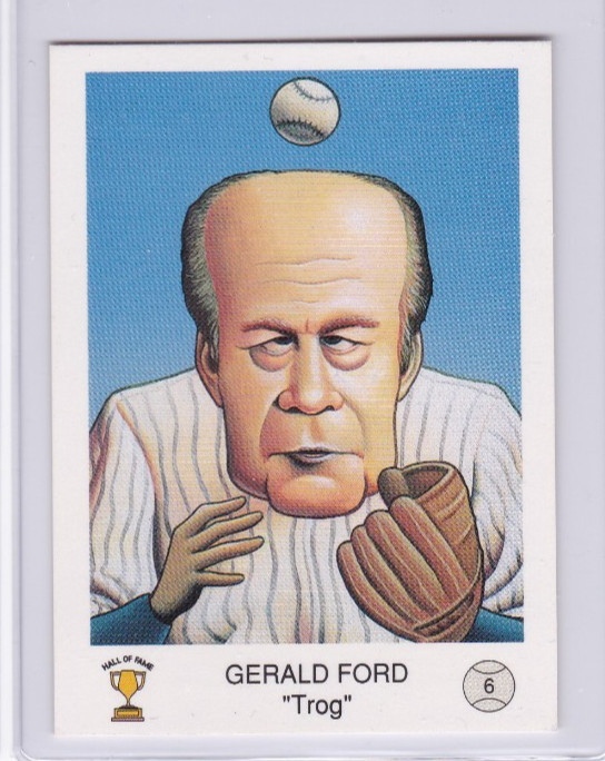 1988 ECLIPSE IRAN-CONTRA SCANDAL TRADING CARD #6 GERALD FORD 1988 ECLIPSE IRAN-CONTRA SCANDAL TRADING CARD #6 GERALD FORD