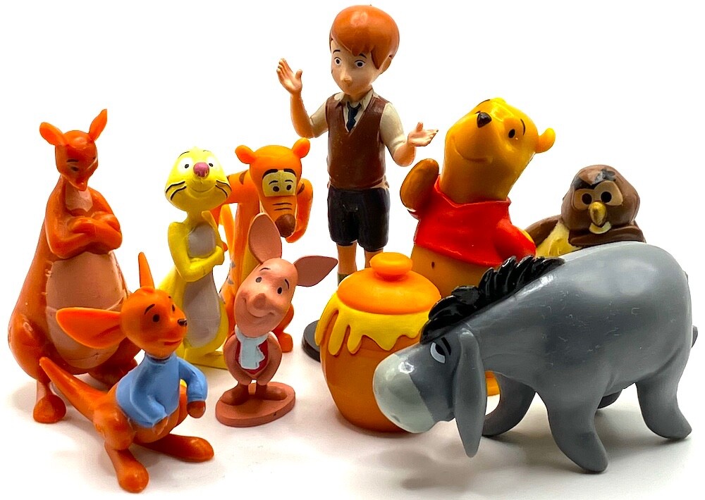 WINNIE THE POOH Figure Play Set DISNEY PVC TOY Tigger EEYORE Piglet KANGA Roo WINNIE THE POOH Figure Play Set DISNEY PVC TOY Tigger EEYORE Piglet KANGA Roo