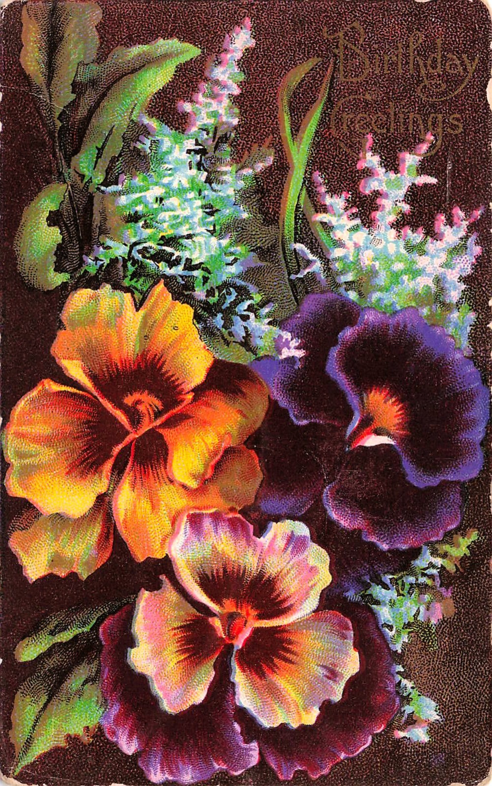 Flowers Birthday Card Troy to Baldwin WV West Virginia Cover Vtg Postcard I16 Flowers Birthday Card Troy to Baldwin WV West Virginia Cover Vtg Postcard I16