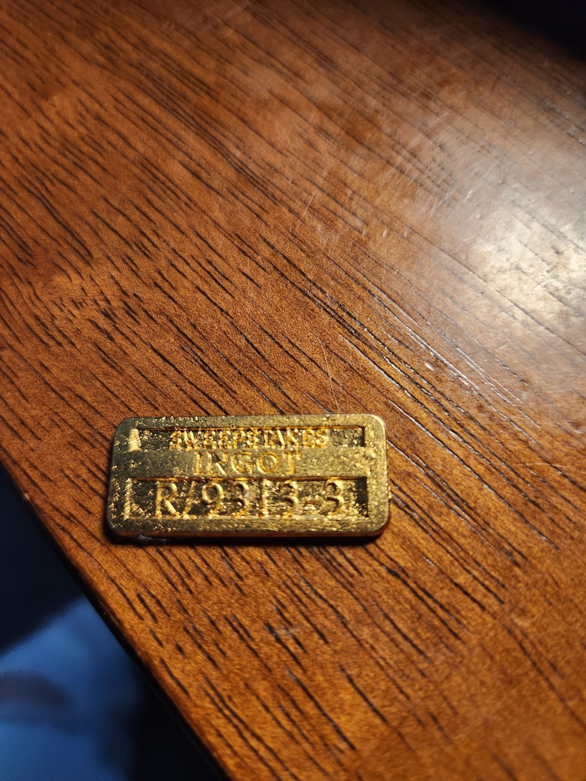 Vintage Sweepstakes Ingot R/9313-3