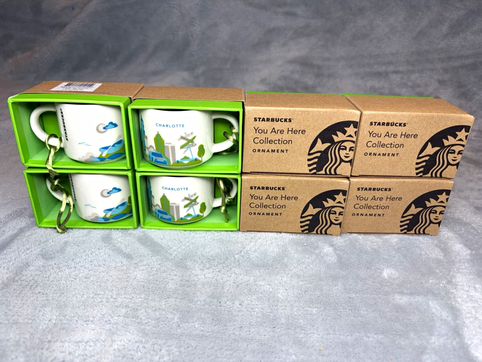 Starbucks Charlotte You Are Here Collection Mini Mug 2 oz Ornament NIB Starbucks Charlotte You Are Here Collection Mini Mug 2 oz Ornament NIB