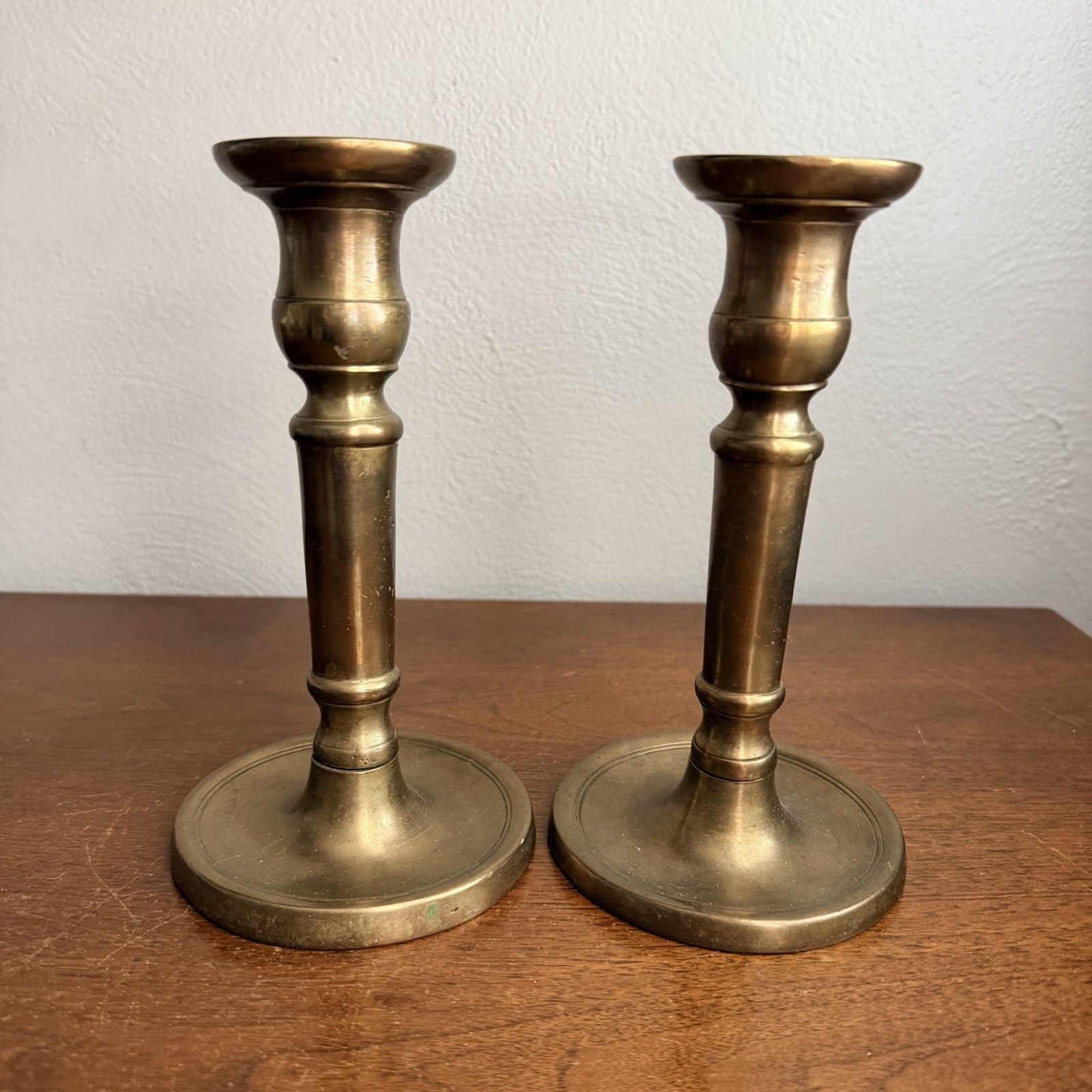 Vintage Century Pair of Heavy Brass Candlesticks Candle Holders 5 lbs 7.5” Tall Vintage Century Pair of Heavy Brass Candlesticks Candle Holders 5 lbs 7.5” Tall