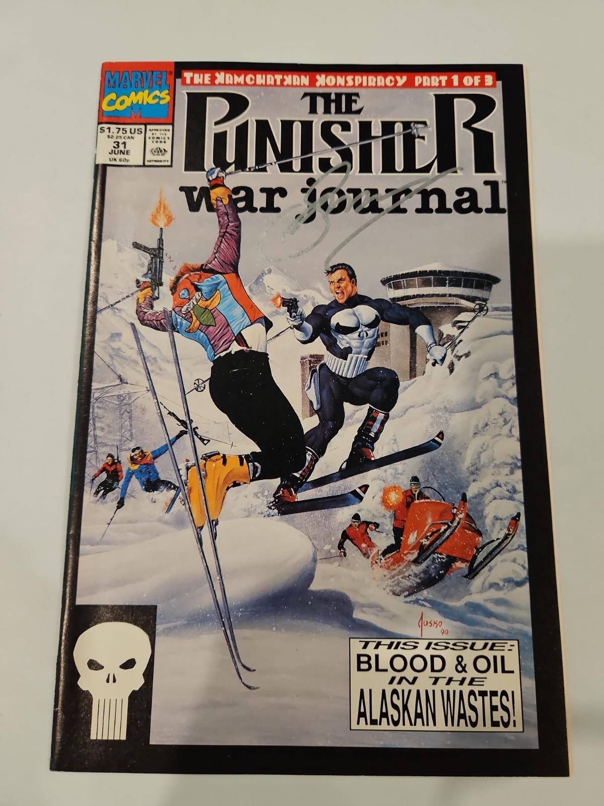 Punisher War Journal #31 Signed By Gerry Conway W COA Punisher War Journal #31 Signed By Gerry Conway W COA