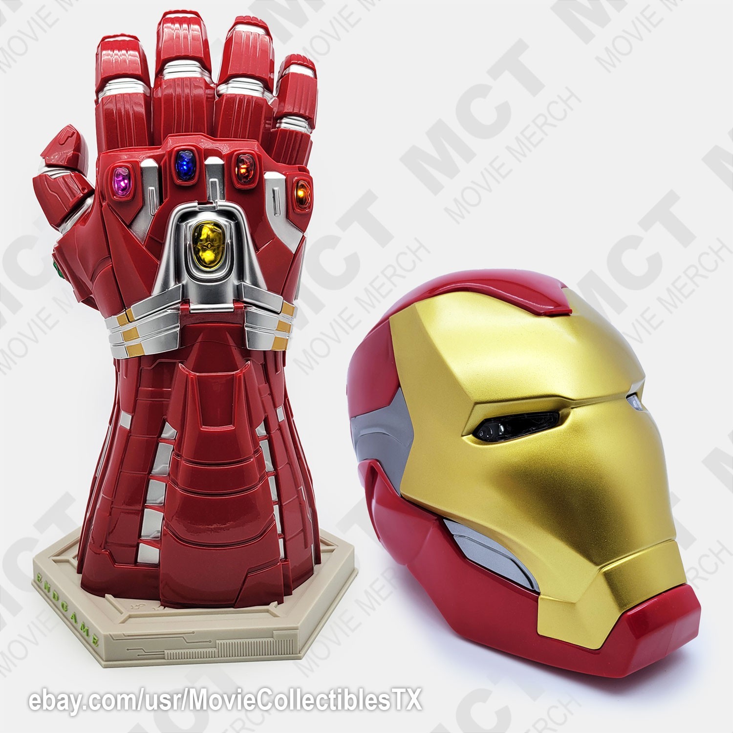 NEW Avengers: Endgame Encore Iron Man Infinity Gauntlet & Helmet Popcorn Buckets