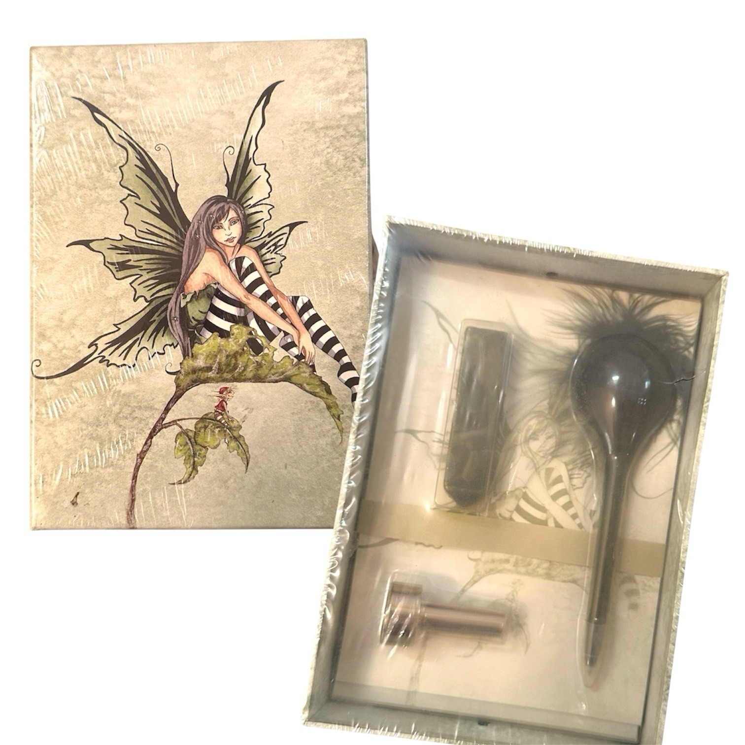 Vintage 2004 Amy Brown for Hot Topic Vintage-style Fairy-themed Stationery Kit Vintage 2004 Amy Brown for Hot Topic Vintage-style Fairy-themed Stationery Kit