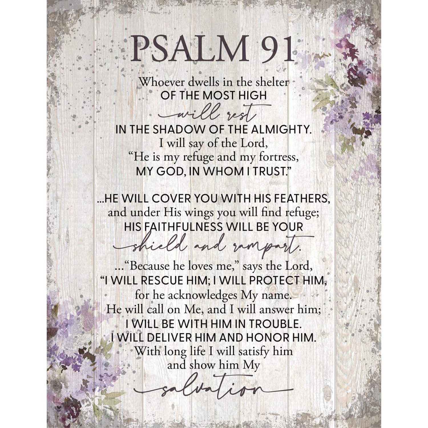 DEXSA Psalm 91 Wood Plaque - Made in the USA - 11.75 in x 15 in - Classy Vert... DEXSA Psalm 91 Wood Plaque - Made in the USA - 11.75 in x 15 in - Classy Vert...