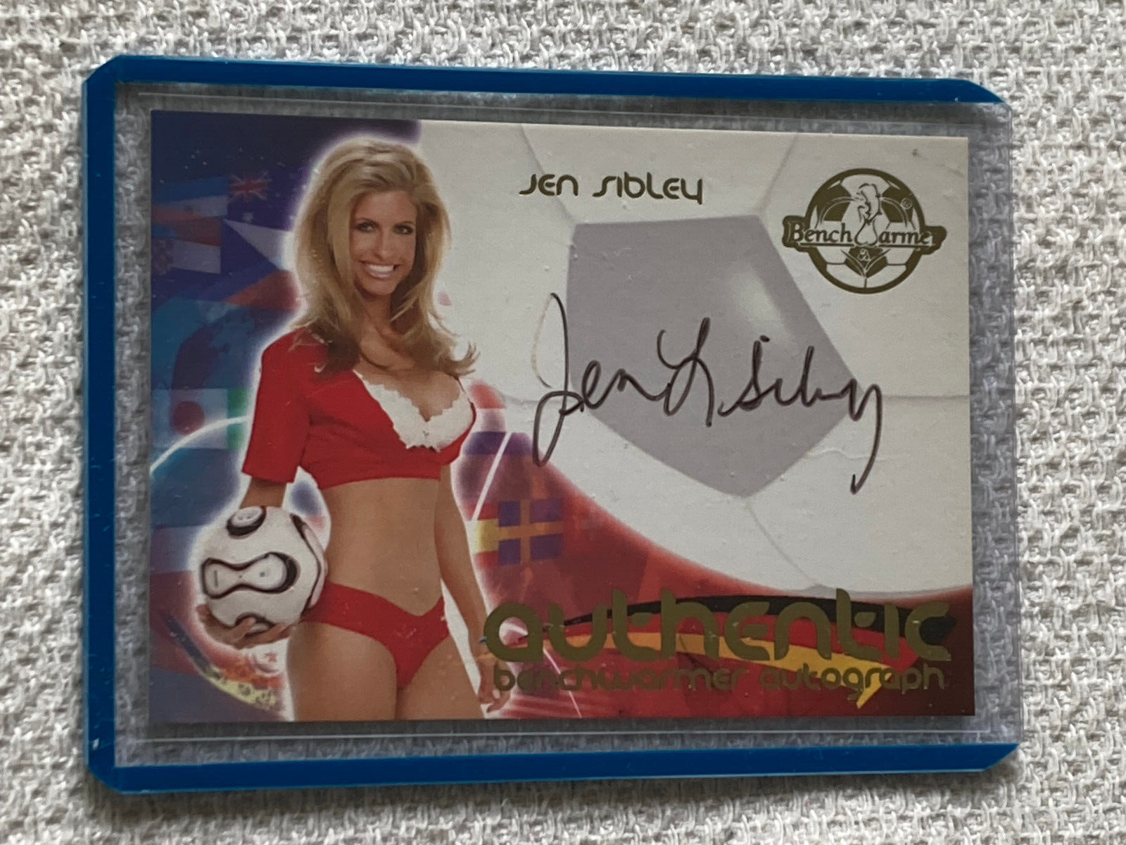 2006 Bench Warmer World Cup Soccer Autograph #19 Jen Sibley NM