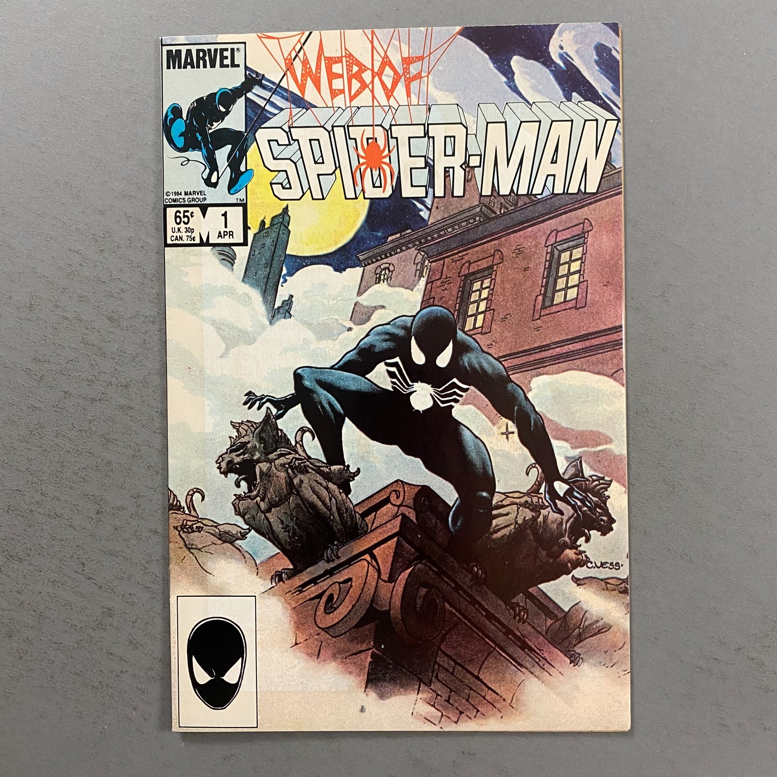 WEB OF SPIDER-MAN 1 EARLY BLACK SUIT SPIDER-MAN (1985, MARVEL COMICS) WEB OF SPIDER-MAN 1 EARLY BLACK SUIT SPIDER-MAN (1985, MARVEL COMICS)