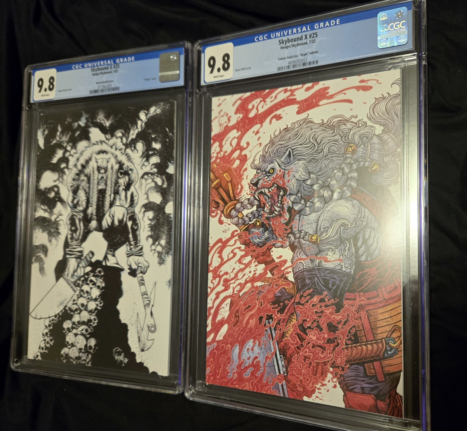 BATTLE BEAST CGC 9.8 Skybound X #25 VARIANTS INVINCIBLE  ✨️BOTH COPIES✨️