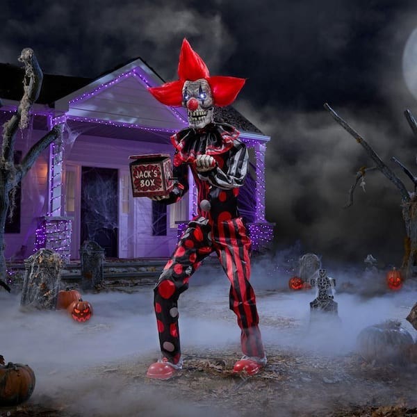 Home Accents 6 FT Animated LED Checkmate Chuckles Halloween 26SV25541 Home Accents 6 FT Animated LED Checkmate Chuckles Halloween 26SV25541