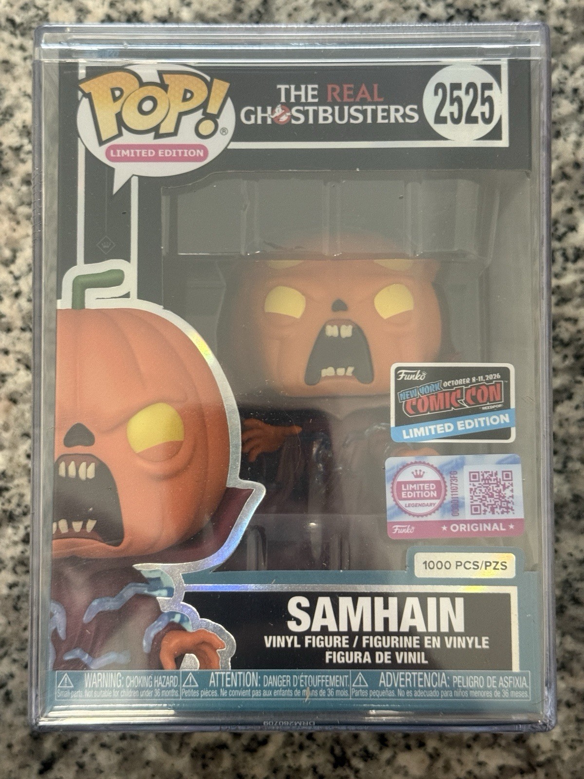 Funko Pop Samhain The Real Ghostbusters NYCC CON STICKER 2026 LE 1000 IN HAND