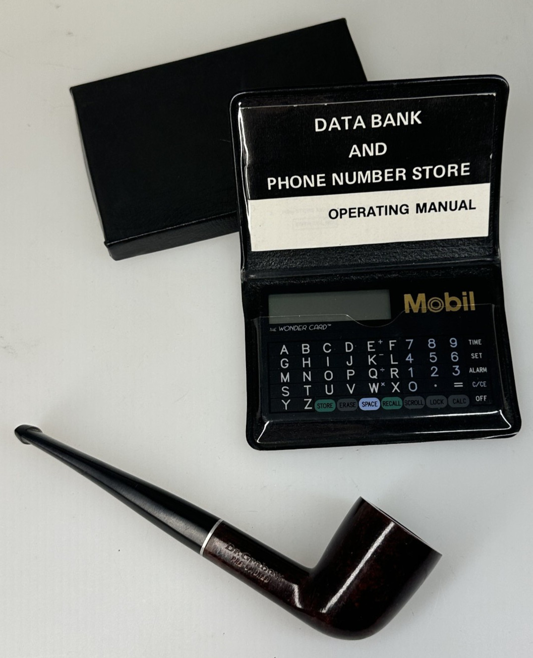 vtg 1970's Dr Grabow Electronic Data Bank MOBIL MARINE Oil Gas Advertising Lot