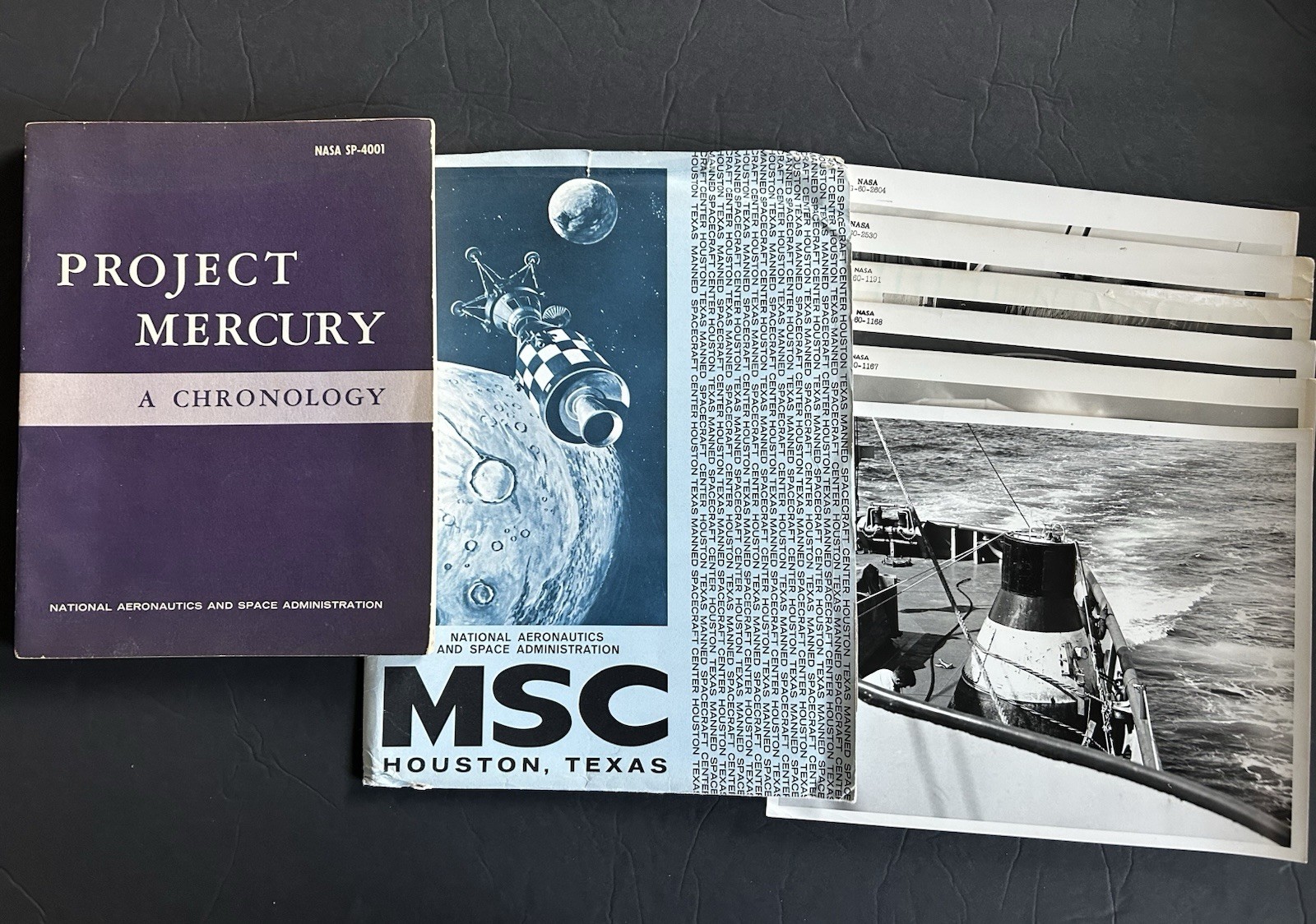 1959-1963 NASA MSC Project Mercury Spacecraft Capsule Historical Press Photo lot 1959-1963 NASA MSC Project Mercury Spacecraft Capsule Historical Press Photo lot