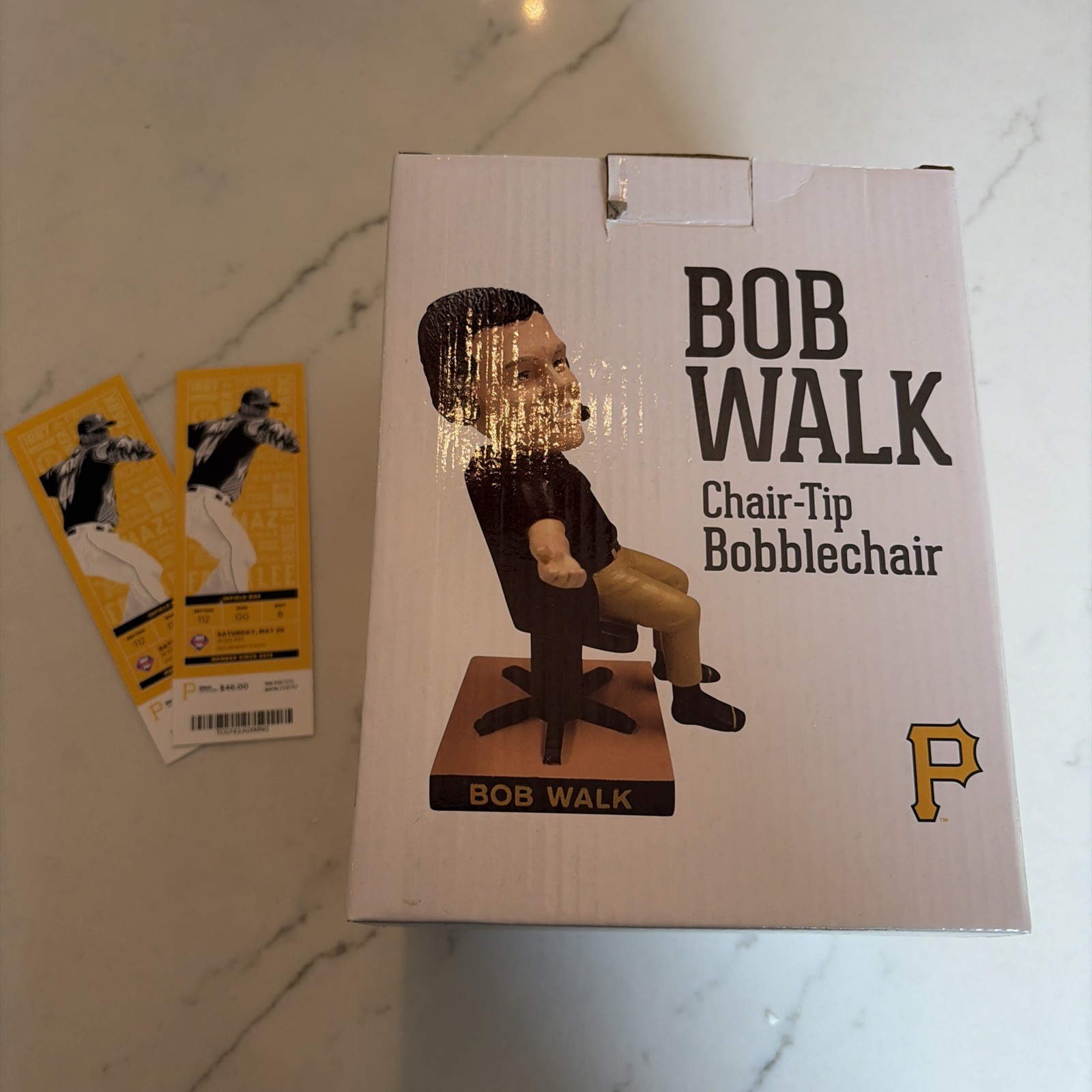 Pittsburgh Pirates Bob Walk Chair Tip Bobblechair Bobblehead Root Sports New