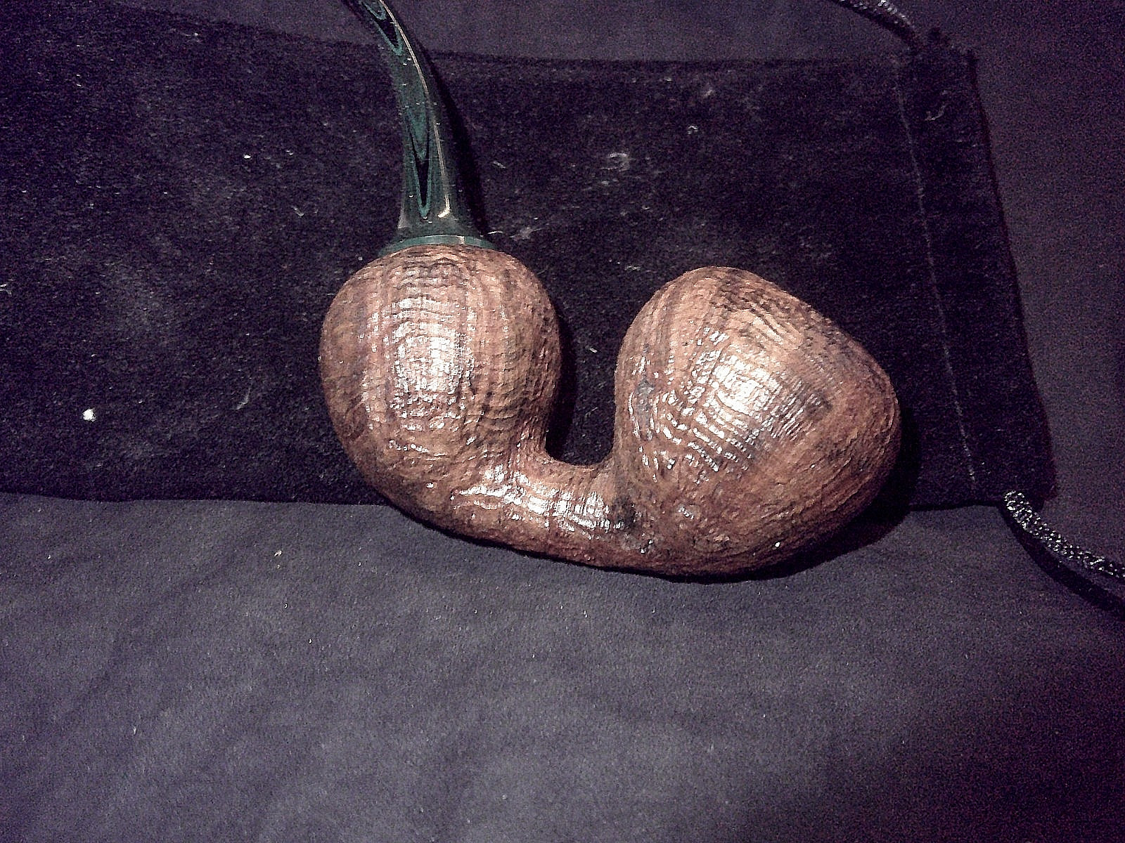 ✔️ NEW HS STUDIO FREEHAND BRIAR PIPE, RUSTICATED, CARBURETOR, UNIQUE & RARE ✔️ NEW HS STUDIO FREEHAND BRIAR PIPE, RUSTICATED, CARBURETOR, UNIQUE & RARE