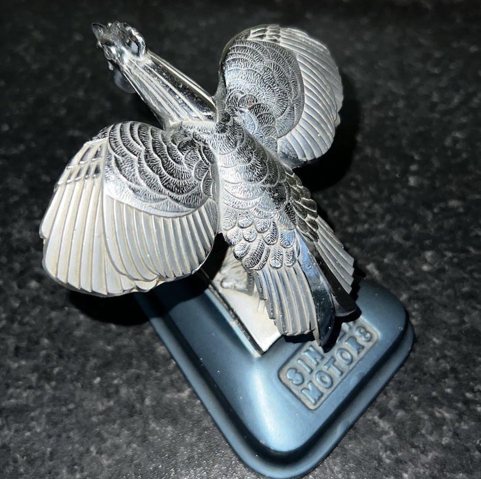 Vintage 1930s Singer Bantam Car Mascot Hood Ornament Rooster Cockerel Chrome Vintage 1930s Singer Bantam Car Mascot Hood Ornament Rooster Cockerel Chrome