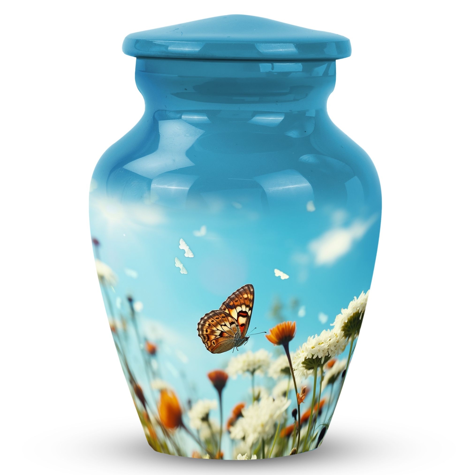 Eternal Harmony Butterflies Keepsake, Large Cremation Container Keepsake Eternal Harmony Butterflies Keepsake, Large Cremation Container Keepsake