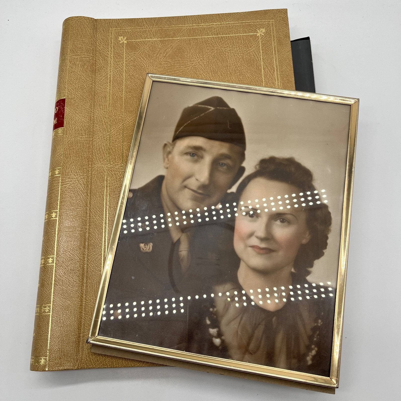 Pat Ellington Estate Provenance WWII Signal Corps Portrait and Iris Scrapbook Pat Ellington Estate Provenance WWII Signal Corps Portrait and Iris Scrapbook
