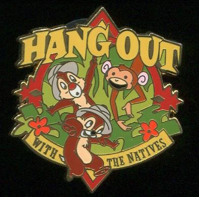 DLR The Jungle Cruise Collection 2008 Chip Dale Hang Out Disney Pin 58976 DLR The Jungle Cruise Collection 2008 Chip Dale Hang Out Disney Pin 58976