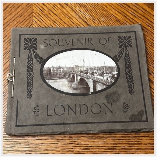 Edwardian London Photograph Folio c - Streetscape & Landmark Views Souvenir 1910 Edwardian London Photograph Folio c - Streetscape & Landmark Views Souvenir 1910