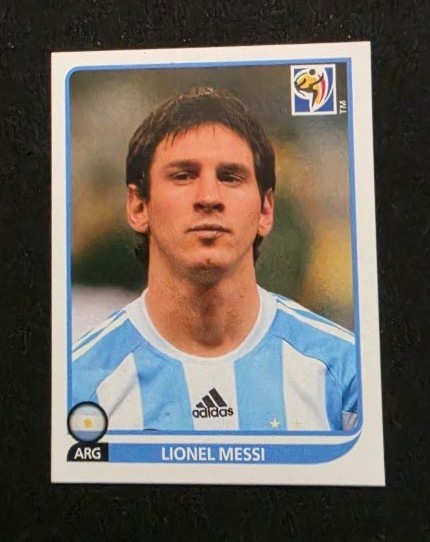 2010 Panini FIFA World Cup South Africa Argentina Lionel MESSI Sticker No.122 2010 Panini FIFA World Cup South Africa Argentina Lionel MESSI Sticker No.122