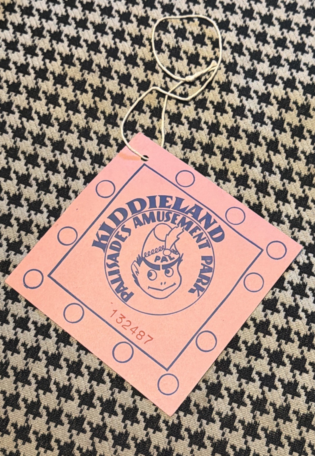 Palisades Amusement Park Palisades Park NJ 11 Ride Kiddieland Punch Ticket VTG