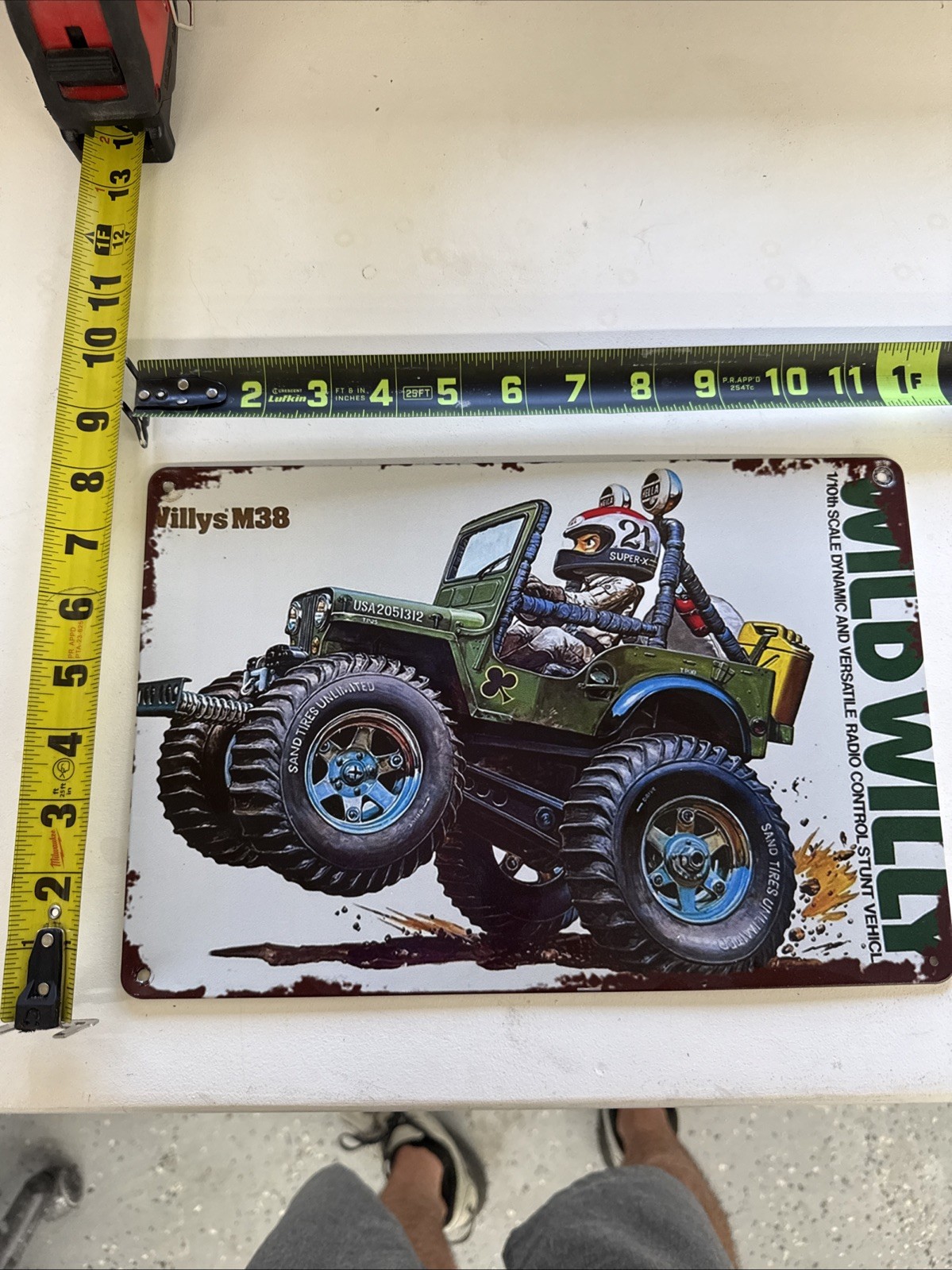 Jeep Metal Sign Jeep Metal Sign