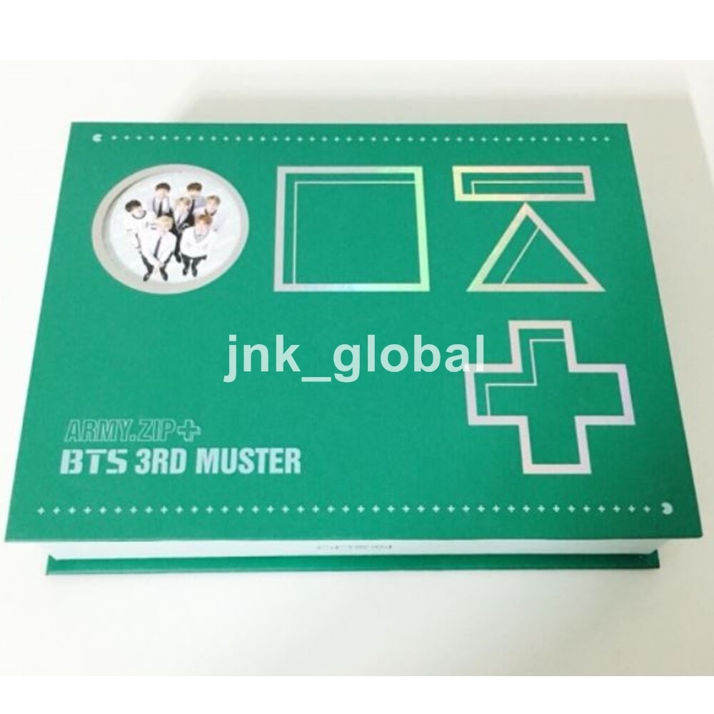 BTS 3rd Muster Army Zip +Official DVD Full Set 3 Disc + NO Photo Card + Track BTS 3rd Muster Army Zip +Official DVD Full Set 3 Disc + NO Photo Card + Track