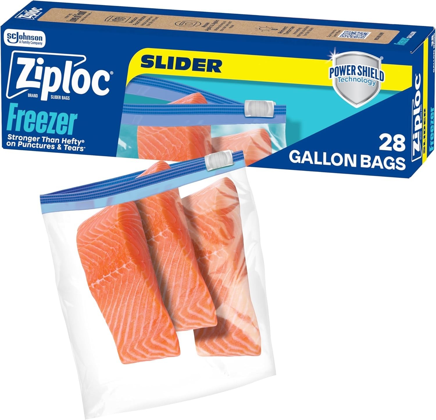 Ziploc Gallon Food Storage Freezer Slider Bags Durable 28 Count 383174 Ziploc Gallon Food Storage Freezer Slider Bags Durable 28 Count 383174