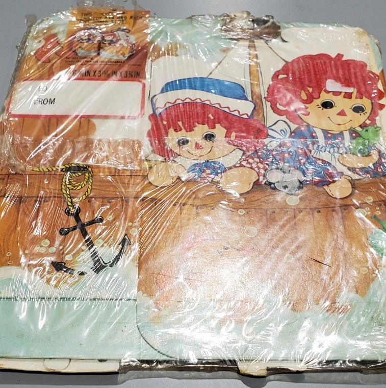 Hallmark Vintage Raggedy Ann & Andy Set of Two Gift Boxes Sealed Hallmark Vintage Raggedy Ann & Andy Set of Two Gift Boxes Sealed