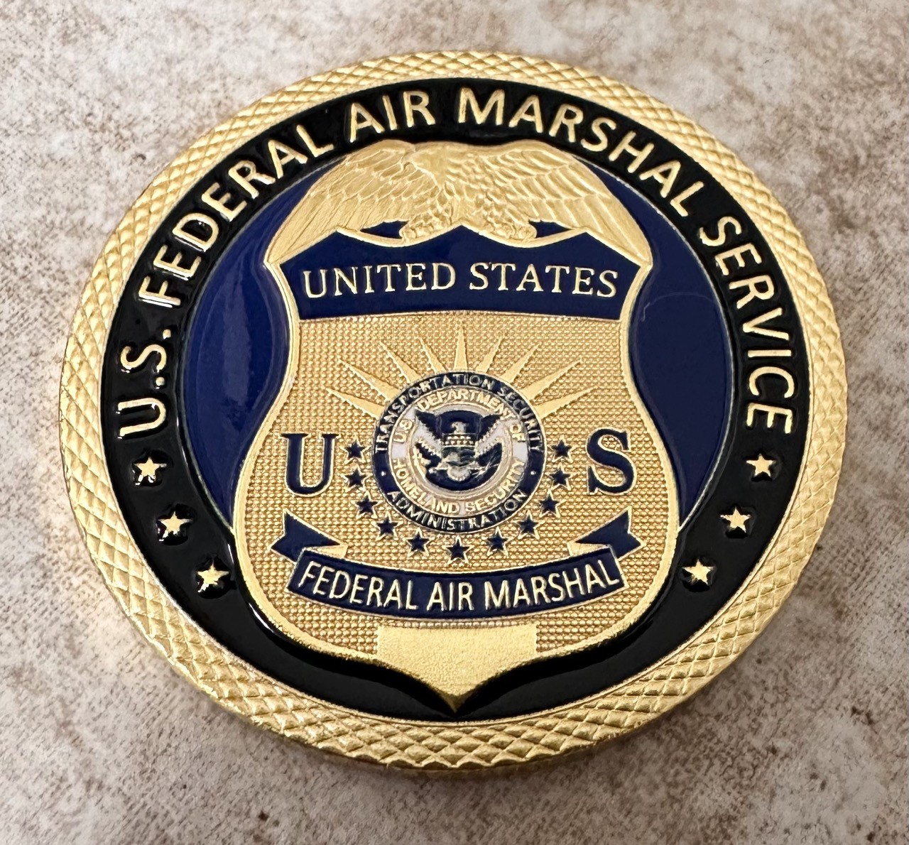 U.S. Federal Air Marshal TSA Challenge Coin ·IN STOCK· ·FAST SHIPPING· ·NEW· U.S. Federal Air Marshal TSA Challenge Coin ·IN STOCK· ·FAST SHIPPING· ·NEW·