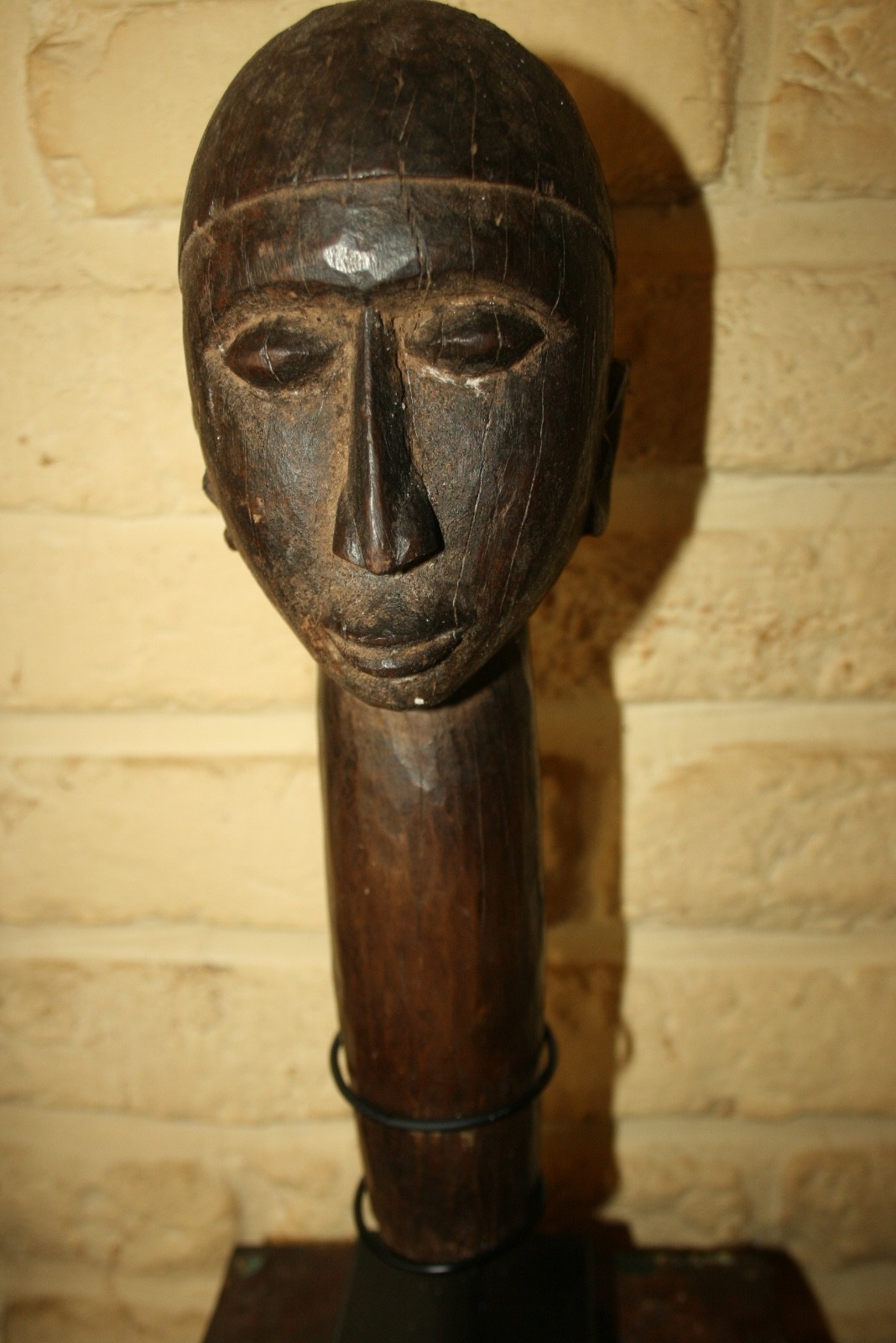 WONDERFUL OLD LOBI BATEBA HEAD BURKINA FASO 32 CM 1930-1940 AFRICA TRIBAL ART WONDERFUL OLD LOBI BATEBA HEAD BURKINA FASO 32 CM 1930-1940 AFRICA TRIBAL ART