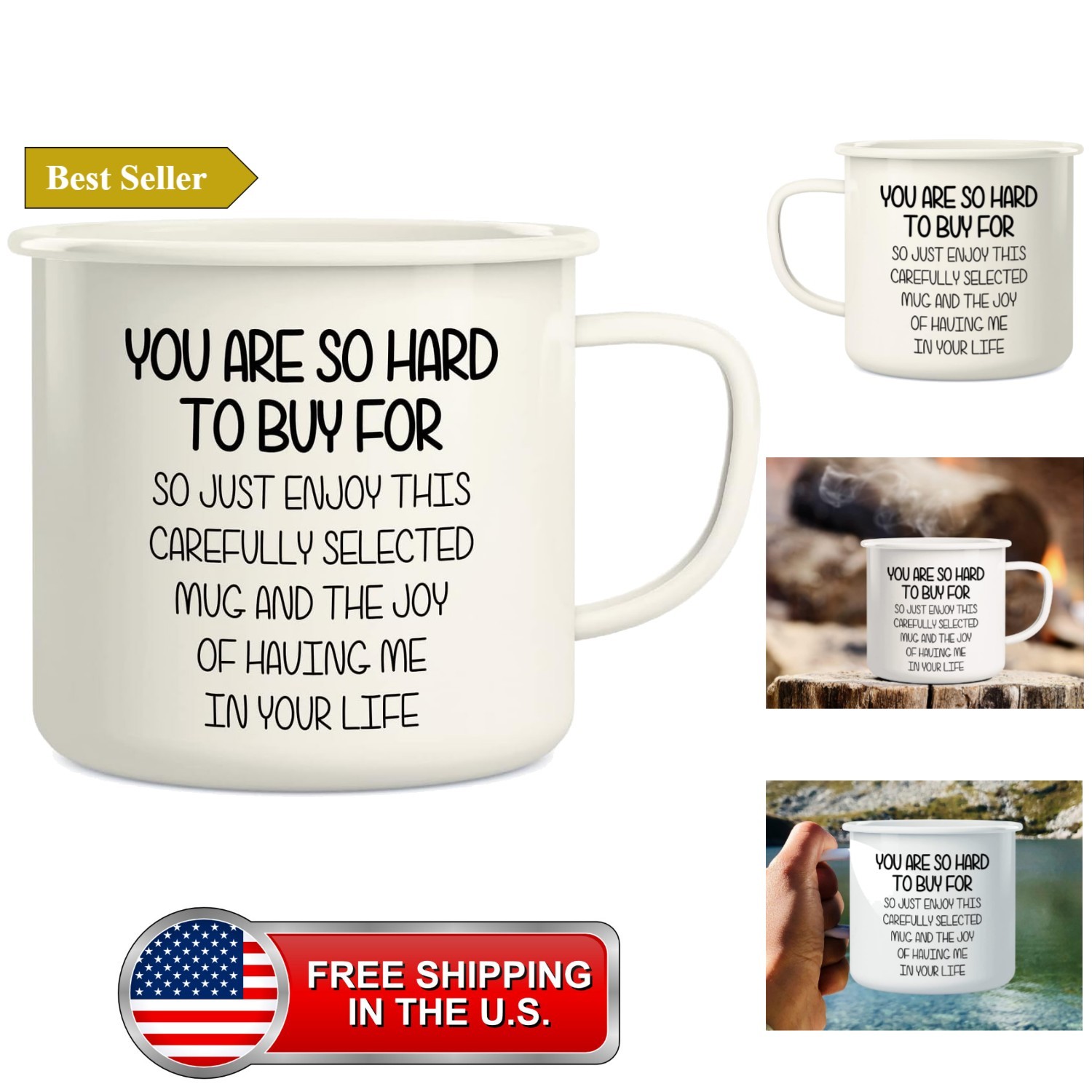 You Are So Hard to Buy For Enjoy This Mug and the Joy 16 Oz Enamel Stainless ... You Are So Hard to Buy For Enjoy This Mug and the Joy 16 Oz Enamel Stainless ...