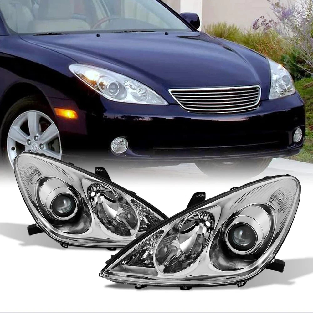 - for 2005 2006 Lexus ES 330 ES330 Halogen Type Projector Headlights Left + Righ - for 2005 2006 Lexus ES 330 ES330 Halogen Type Projector Headlights Left + Righ