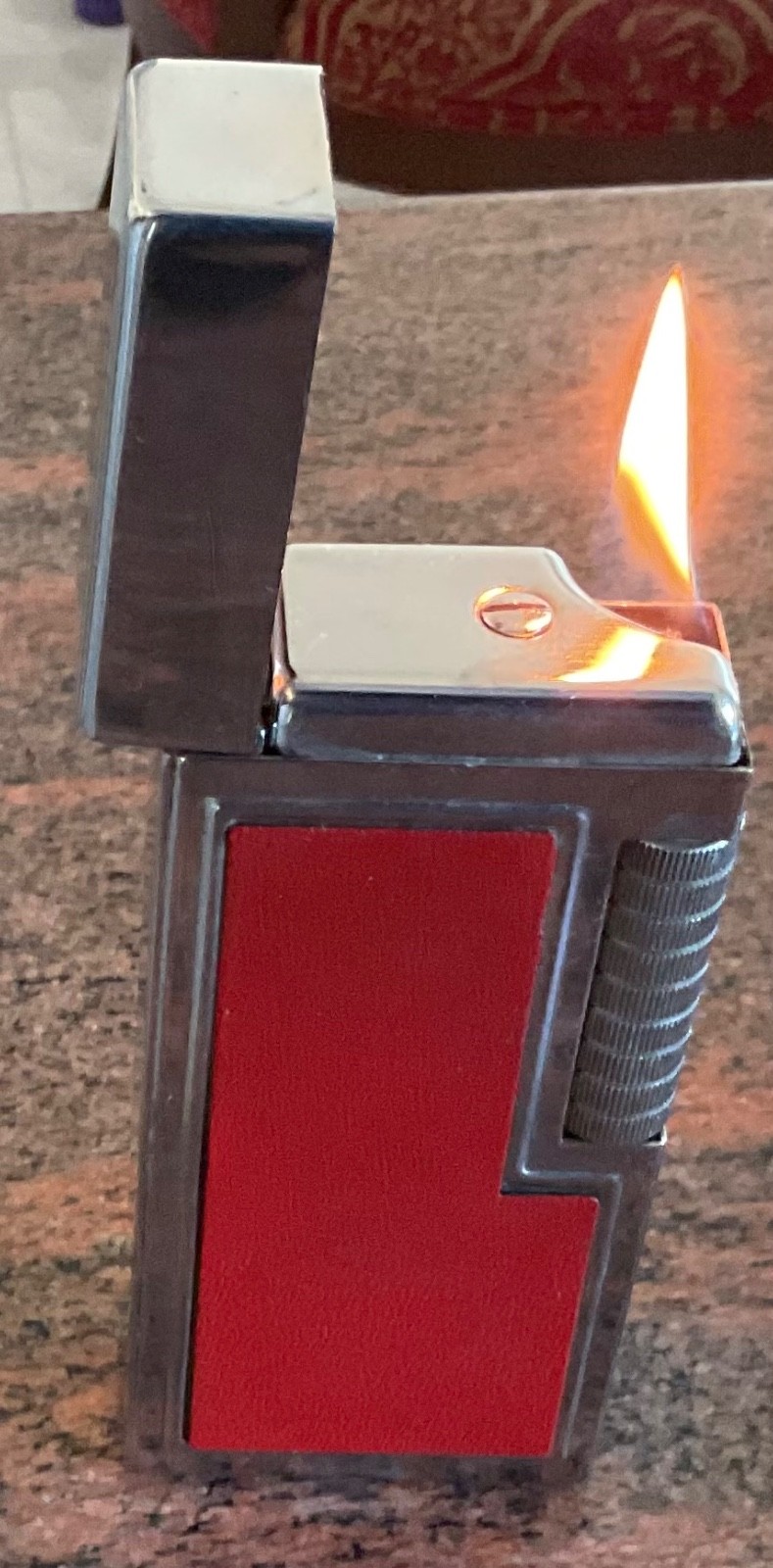 Vintage Giant Petrol Table Lighter / Serviced / Japan / Rare. Vintage Giant Petrol Table Lighter / Serviced / Japan / Rare.