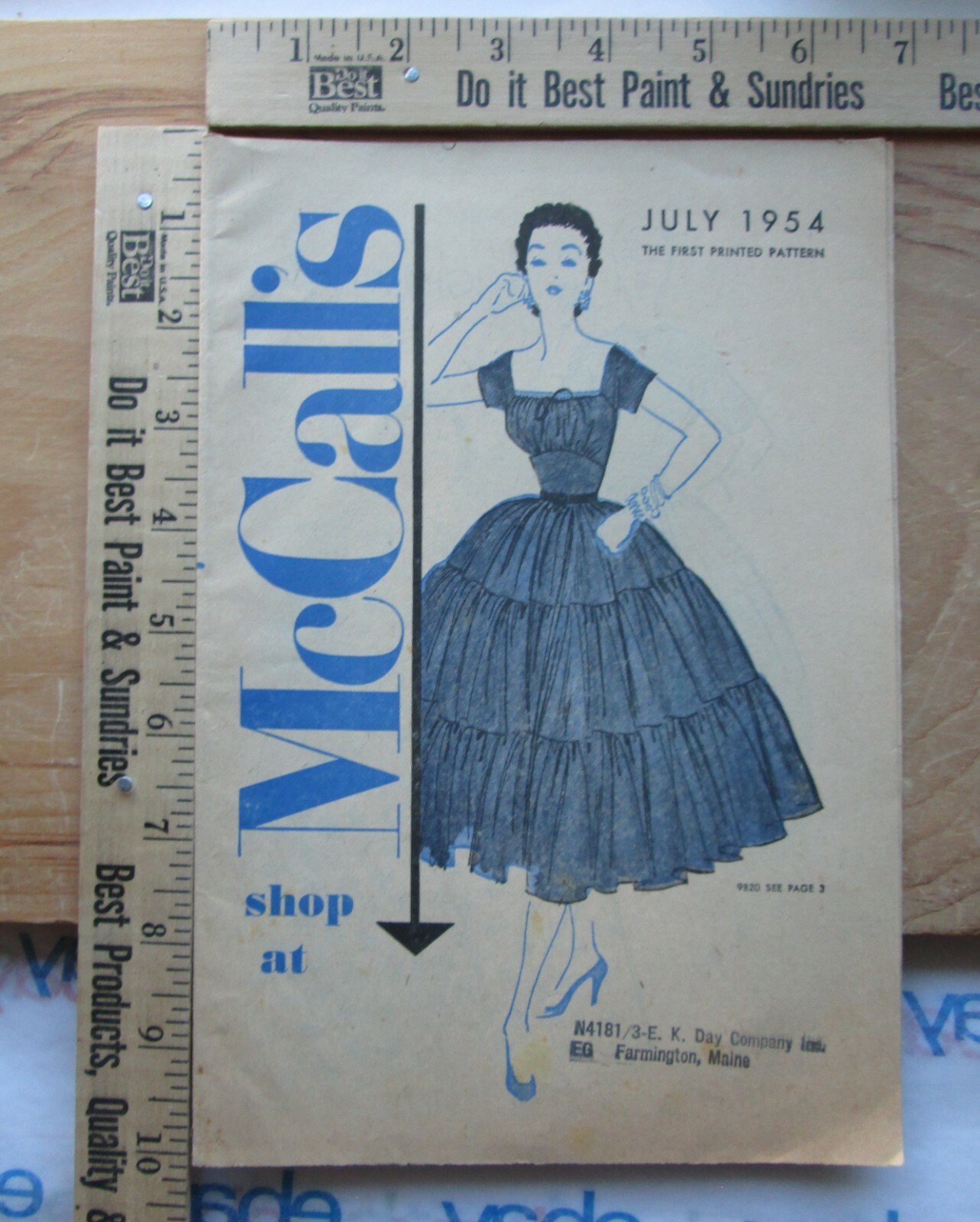 McCall's The First Printed Patterns February 1954 McCall's The First Printed Patterns February 1954