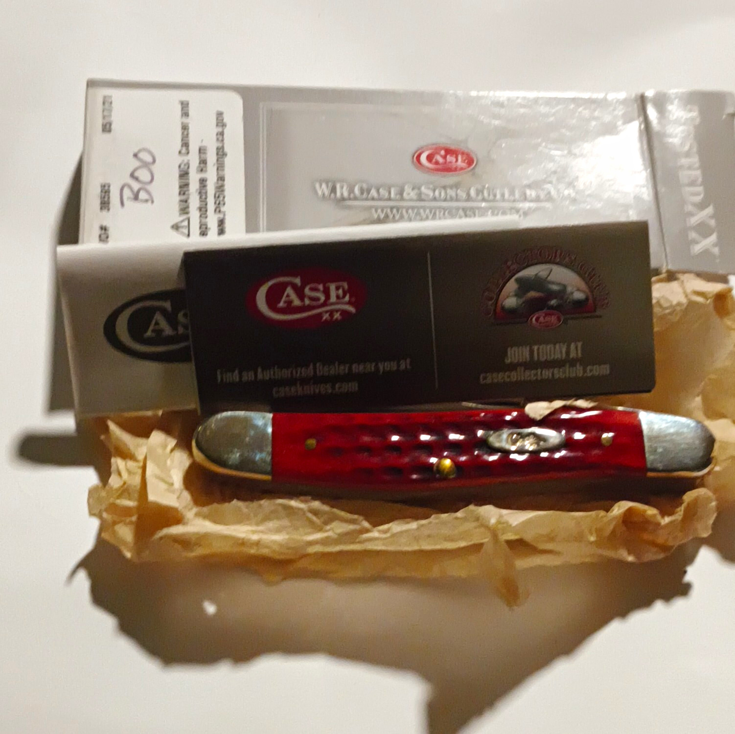 Case XX 6254 Red Bone 2-Blade Slipjoint Pocketknife Stainless Steel Case XX 6254 Red Bone 2-Blade Slipjoint Pocketknife Stainless Steel